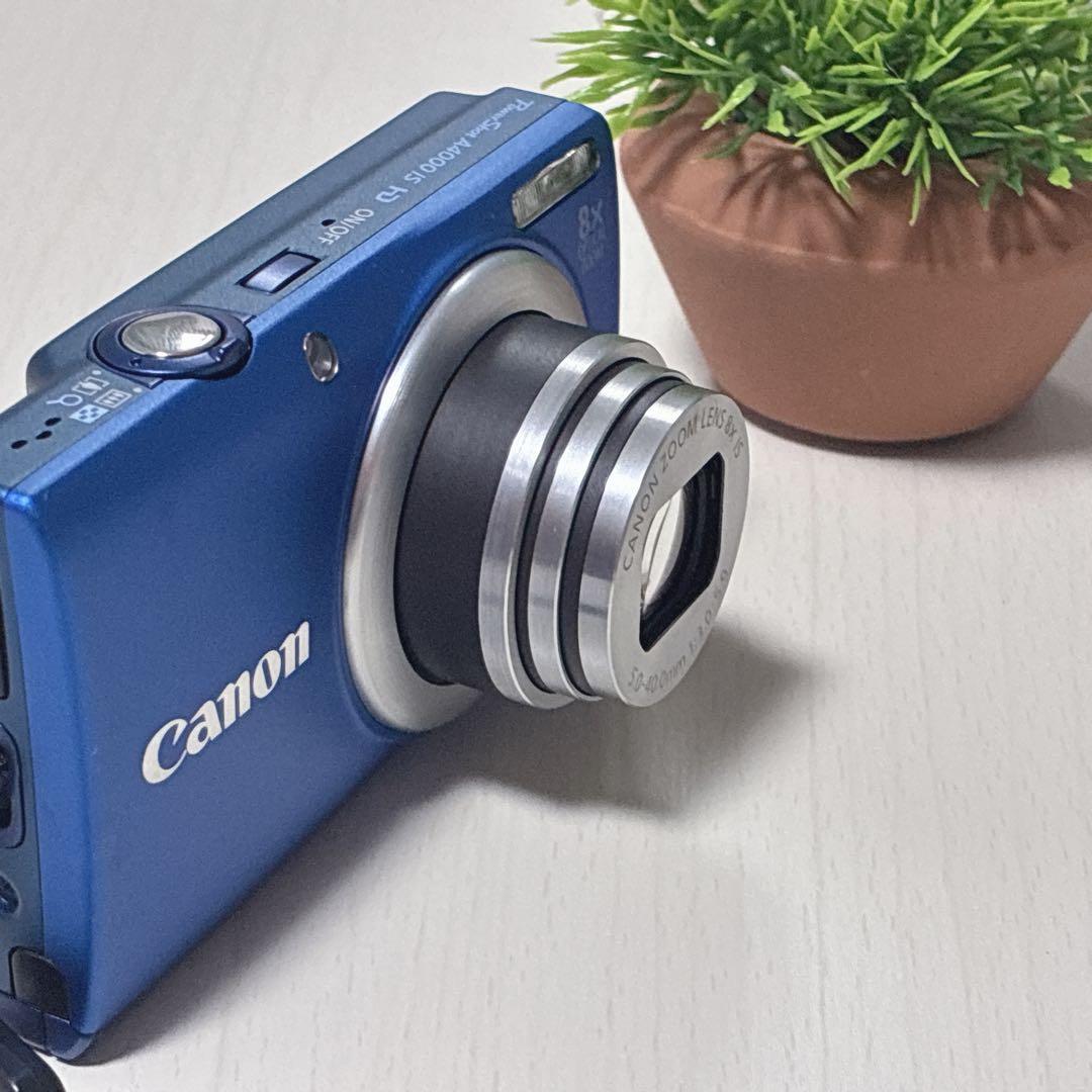 極美品✨ キヤノン Canon PowerShot A4000 IS ブルー