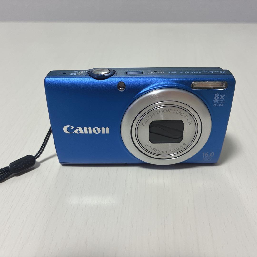 極美品✨ キヤノン Canon PowerShot A4000 IS ブルー