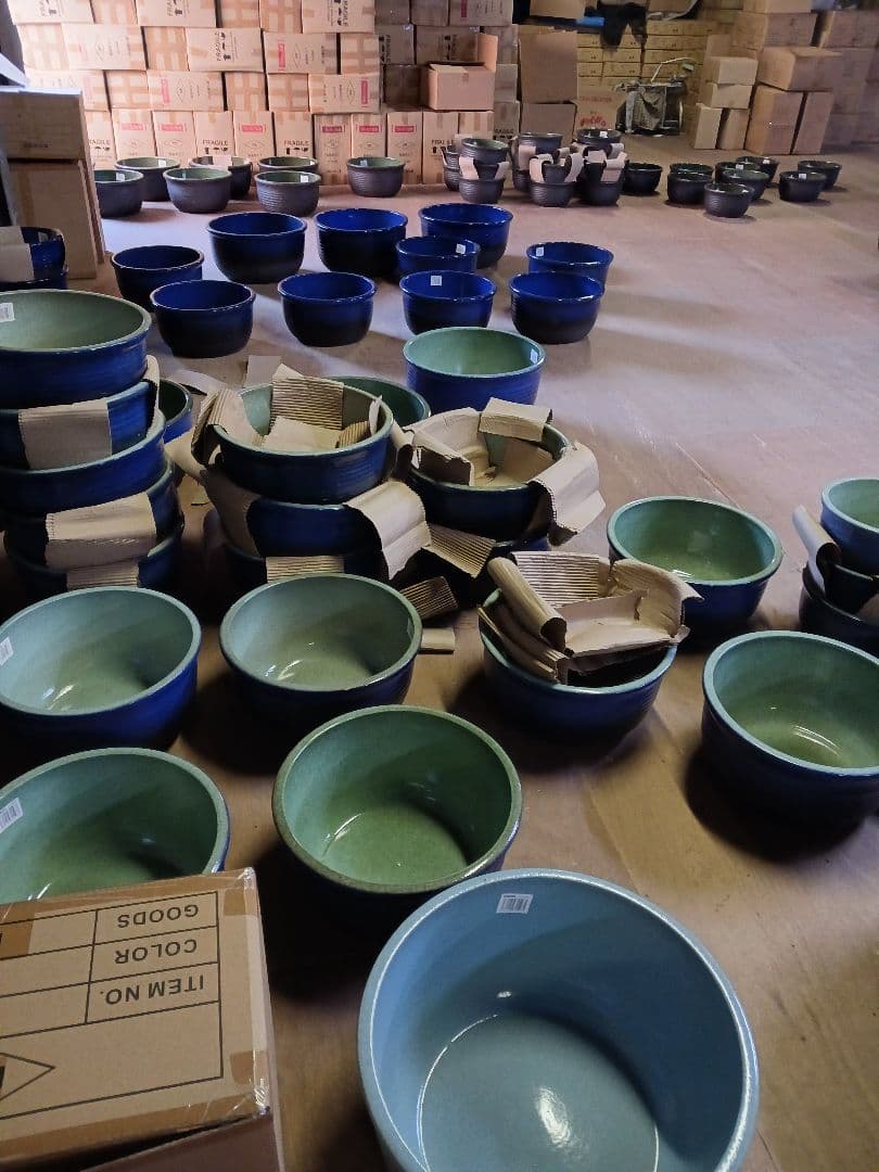 新品　∅51　陶器　睡蓮鉢　特大　難有　メダカ鉢　白　ホワイト　ルーバー　LWH
