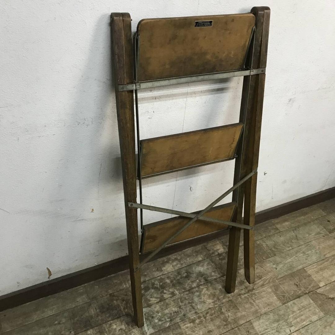 希少 脚立 木製 オール・マスター 折畳式脚立 高さ790mm 昭和木工