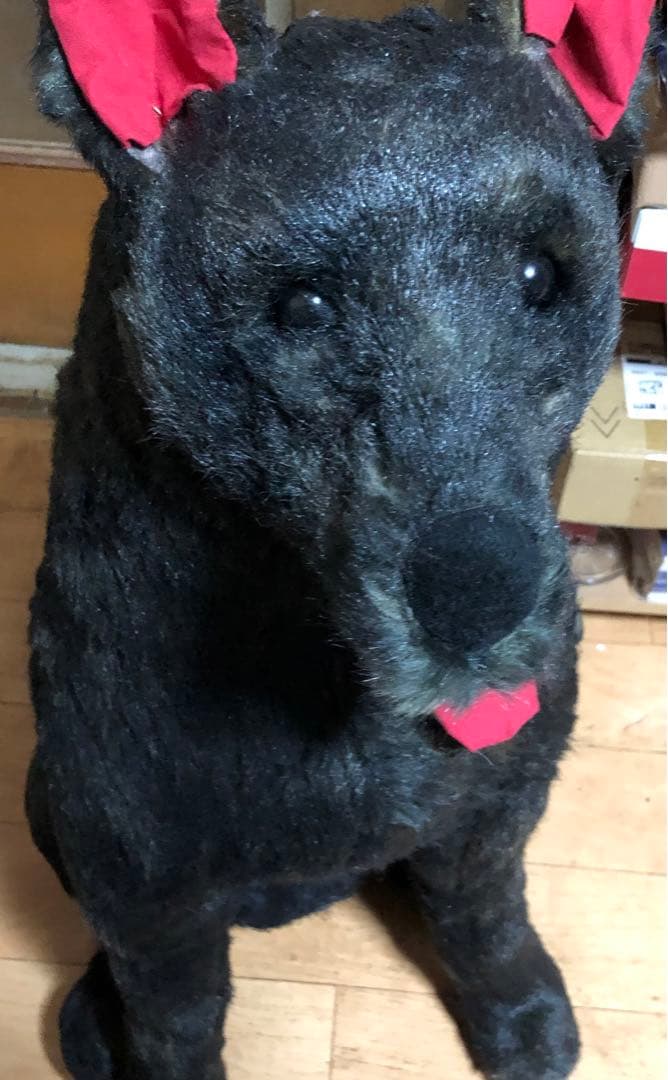 ☆値下げ！大特価☆大型犬ぬいぐるみ 黒