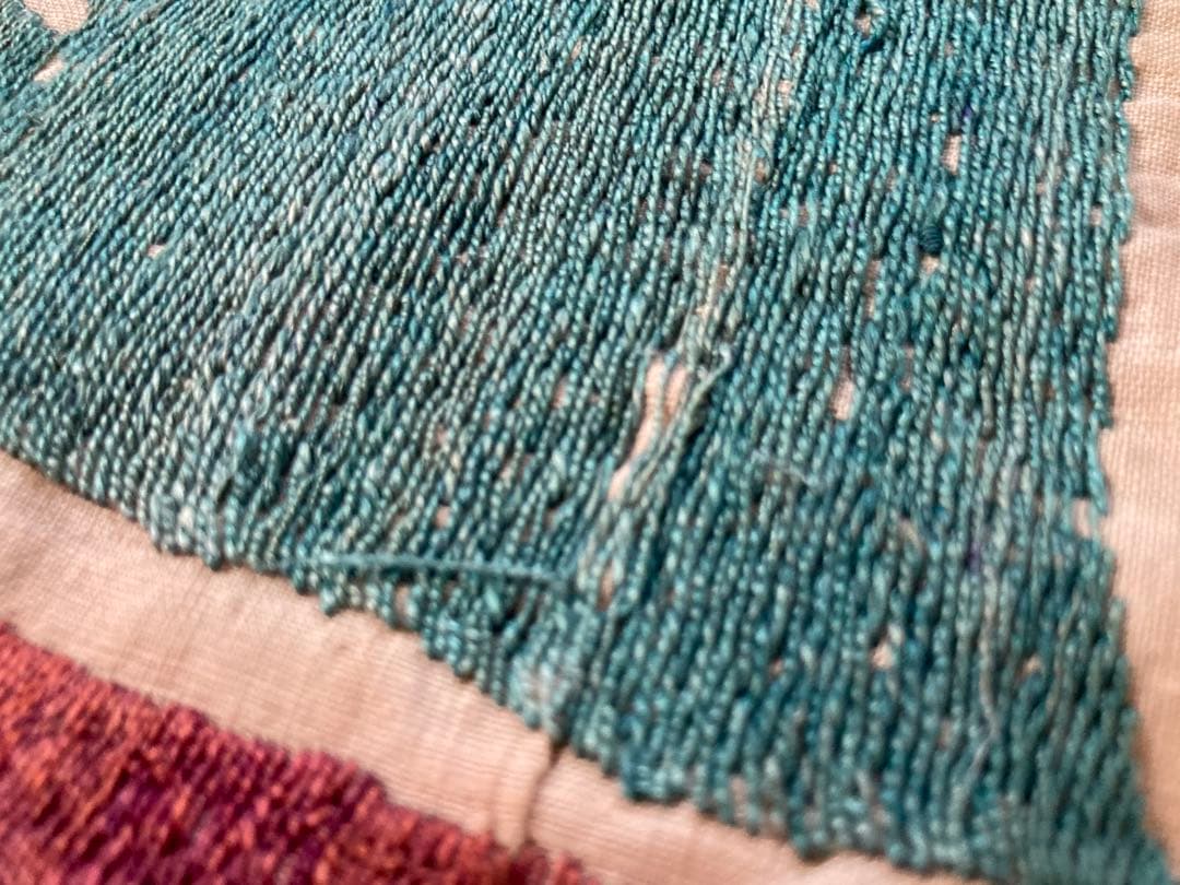 【特価】【汚れあり】スザニ(刺繍布)ヴィンテージ ウズベキスタン製