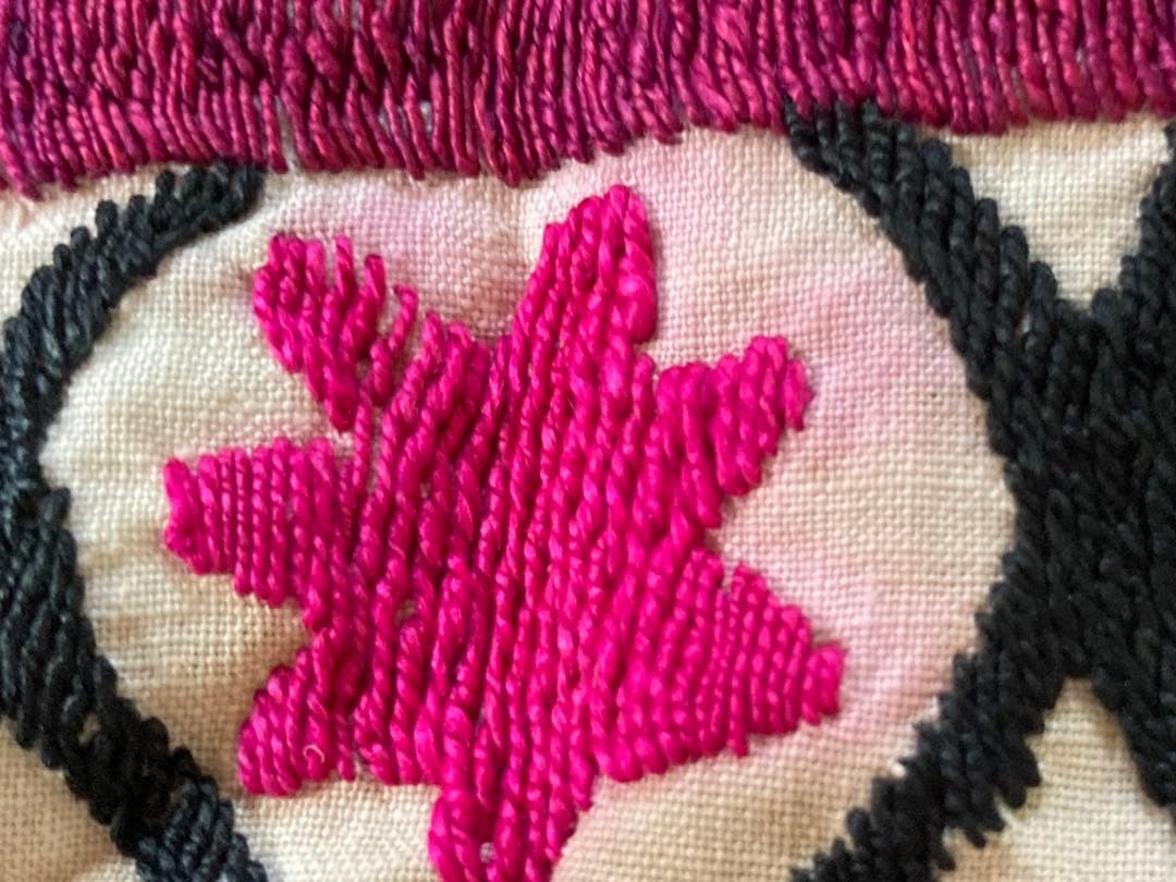 【特価】【汚れあり】スザニ(刺繍布)ヴィンテージ ウズベキスタン製