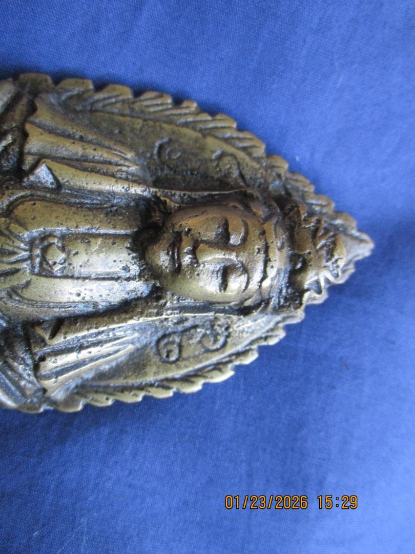 仏像　金属製仏像　時代物　1体
