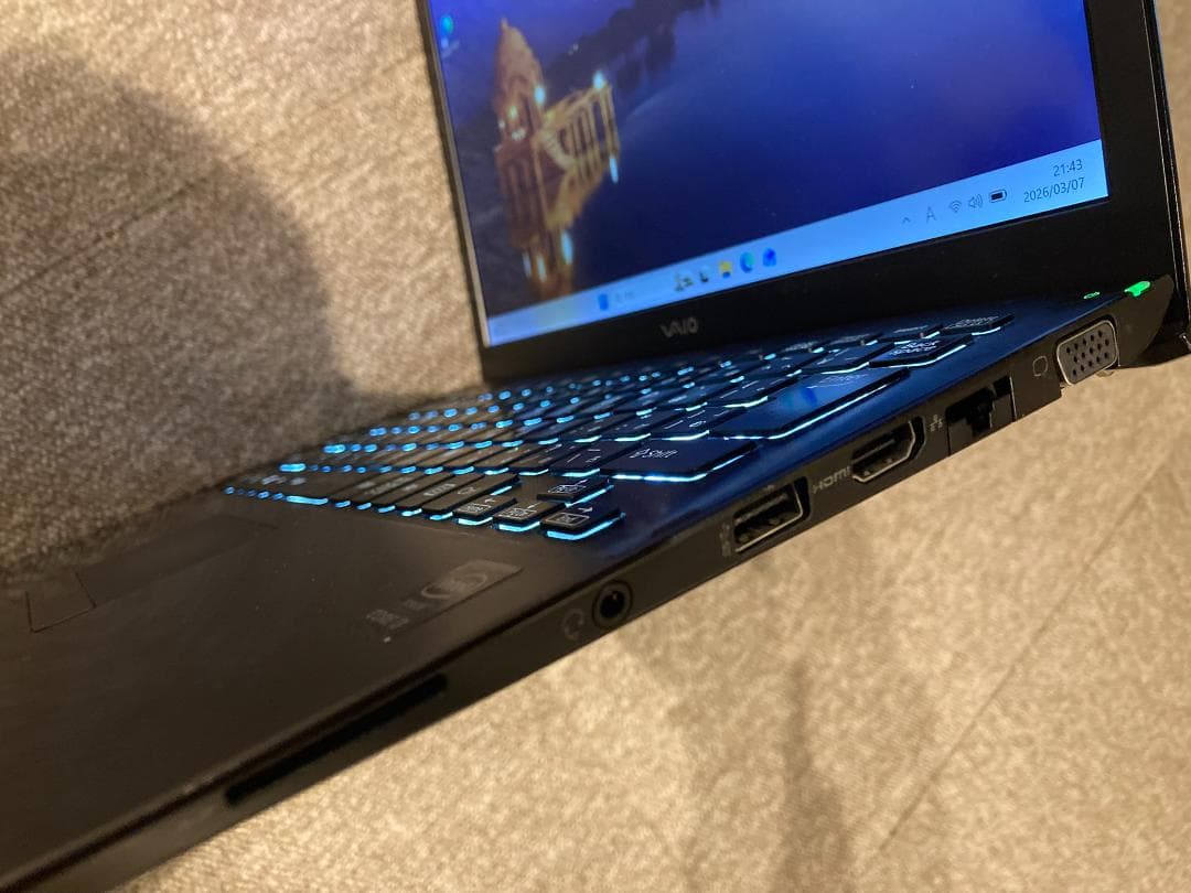 VAIOノートVJP132C11Nブラック WIN11 OFFICE2021
