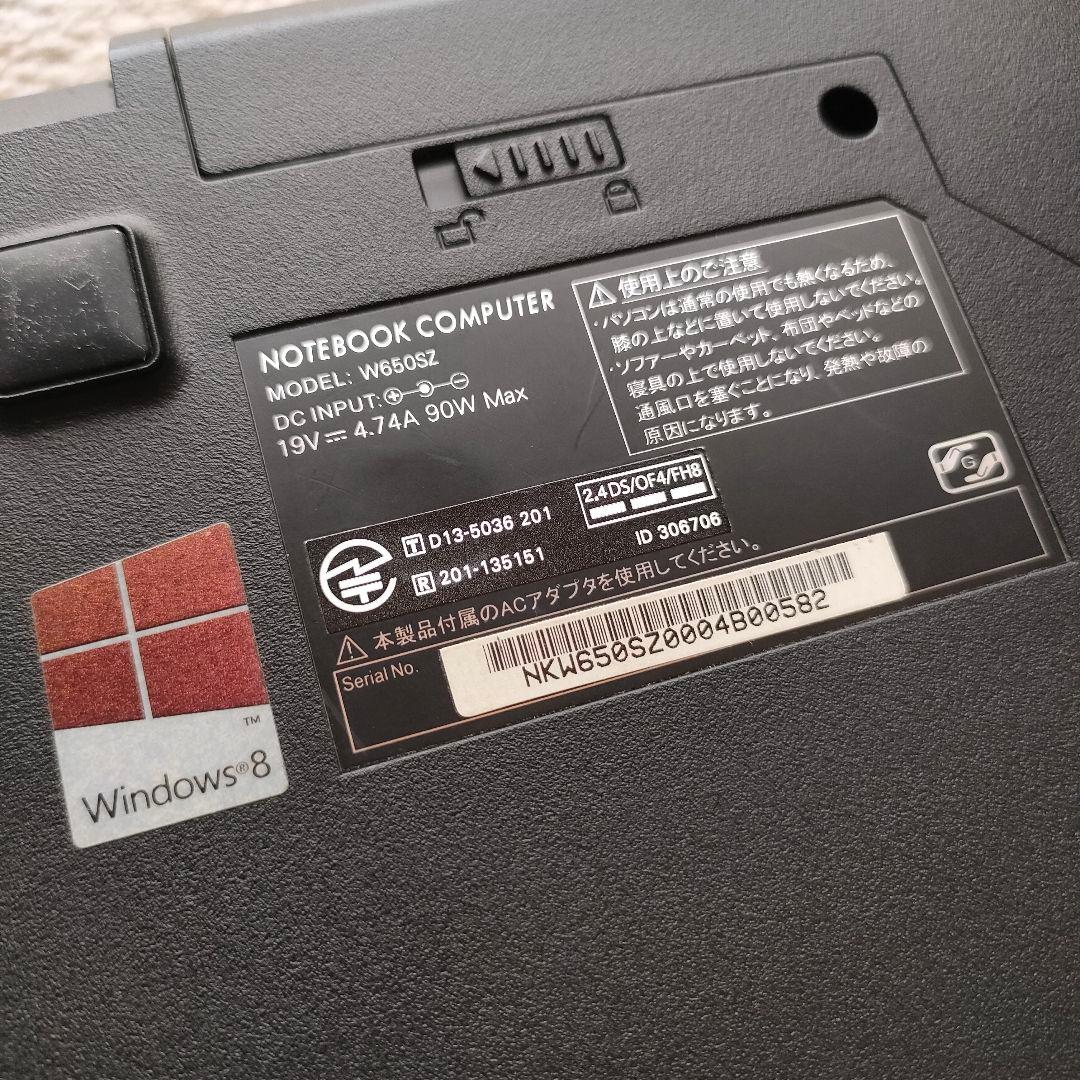 ノートパソコン mouse computer w650sz windows11