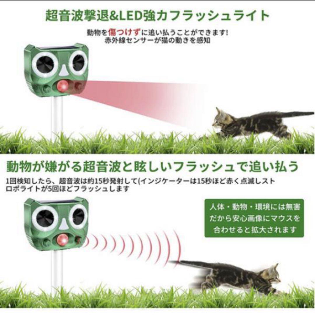 猫避け　クマよけ　4個セット