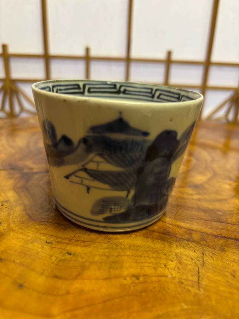 古伊万里　染付　蕎麦猪口　5客セット
