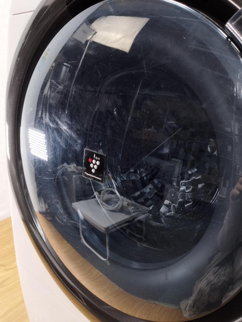 K♢037 シャープ ドラム式洗濯機 ES-S7H-WL 設置オプション無料