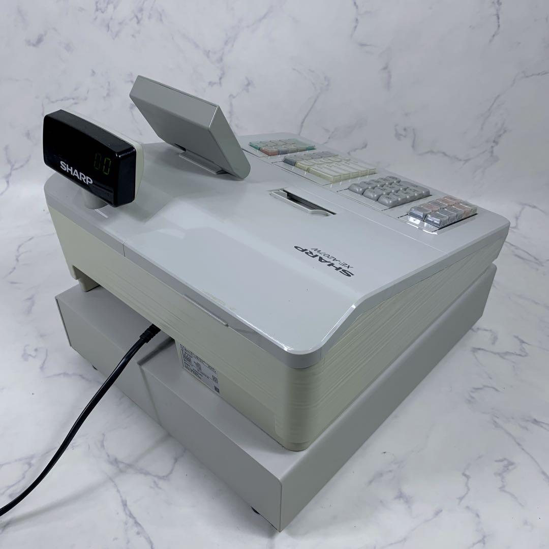 【美品】SHARP XE-A207W シャープ　レジスター