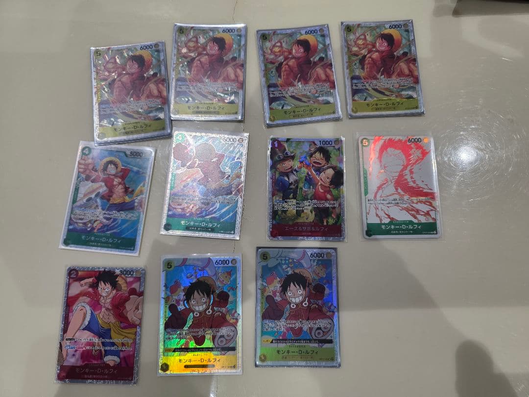 【まとめ売り】ワンピースカード　ルフィ