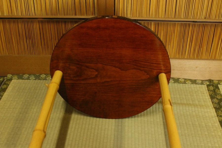 茶道具 三友棚 平安浄白 木箱付(A479)