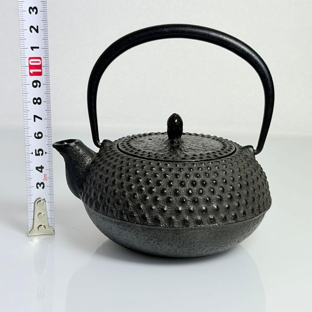 M541❀未使用 南部鉄器 鉄瓶 急須 茶瓶 茶釜 アラレ 鉄分 貧血 予防