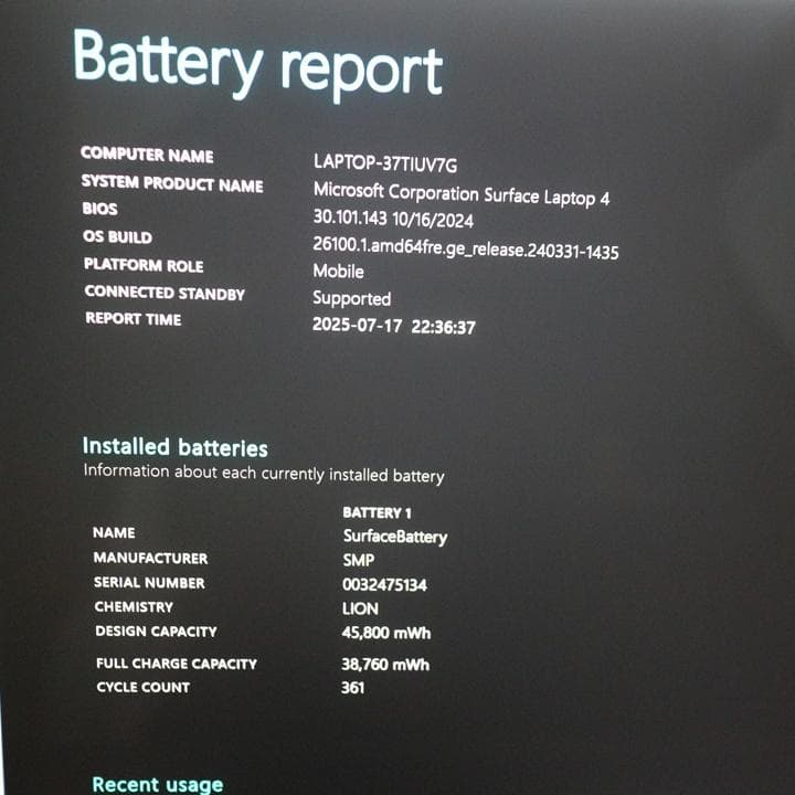Windowsノート本体 surface laptop4 Corei5 SSD256GB Office