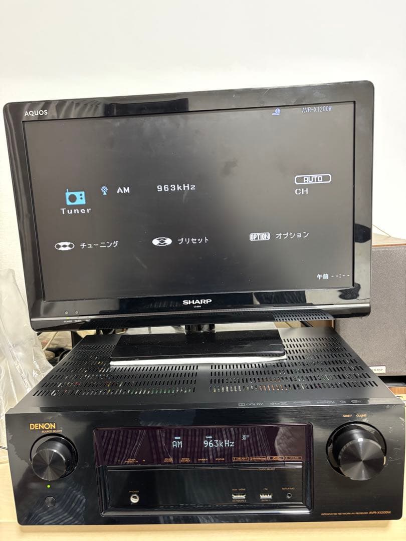 実働品デノンAVR-X1200W 7.2chDolbyAtmos/DTS:X対応